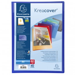 Portalistini personalizzabile Krea cover, 40 buste  24x32cm