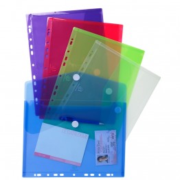Busta forate con chiusura a bottone 24x31,5cm