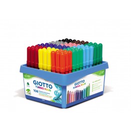 Box pennarelli TURBO MAXI SCHOOLPACK