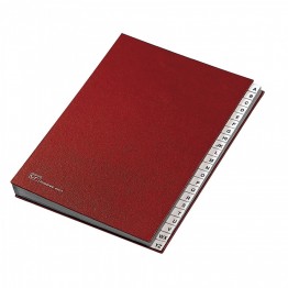 Classificatore Alfabetico, A-Z rosso