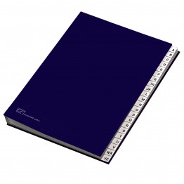 Classificatore Alfabetico, A-Z blu