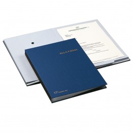 Libro firma 18 intercalari, 614-E blu