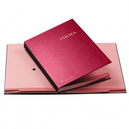 Libro firma 14 intercalari, 614-E rosso