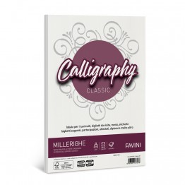 Calligraphy - Carta millerighe A4