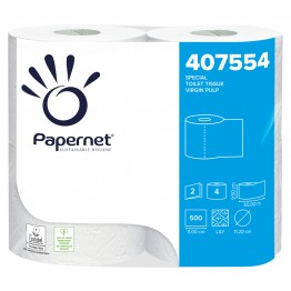 Carta igienica 55m, 500 strappi