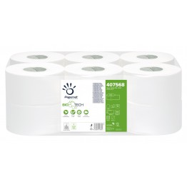 Carta igienica Biotech mini jumbo 149,85m, 405 strappi