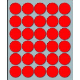 Etichette adesive in fogli - Multiuso rotonde
