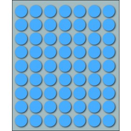 Etichette adesive in fogli - Multiuso rotonde