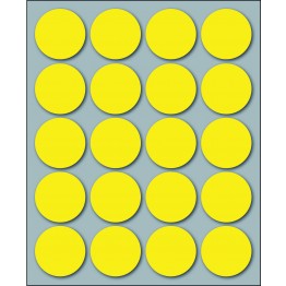 Etichette adesive in fogli - Multiuso rotonde