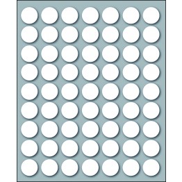 Etichette adesive in fogli - Multiuso rotonde