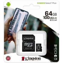 micro SDXC Card 64GB classe 10