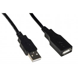 Cavo USB 2.0 maschio - femmina in rame 2m