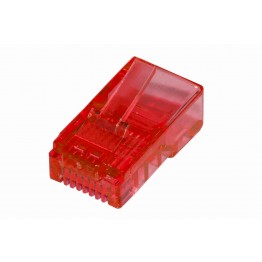 100 connettori RJ45 UTP per cavi flessibili cat 5E