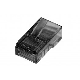 100 connettori RJ45 UTP per cavi flessibili cat 5E