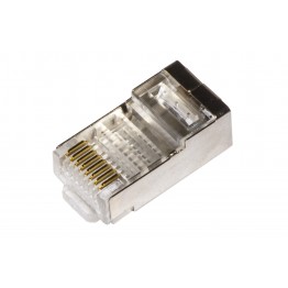 100 connettori RJ45 FTP per cavi flessibili cat 6