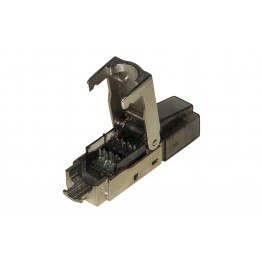 Un connettore RJ45 FTP tooless per cavi cat 6A