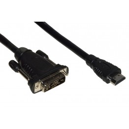 Cavo video DVI single link - HDMI 4K 2mt