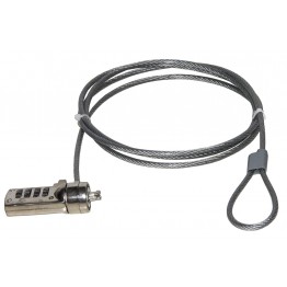 Cavo di sicurezza notebook con combinazione 1,5mt