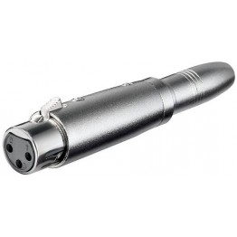 Adattatore XLR3 femmina - JACK 6,35mm femmina