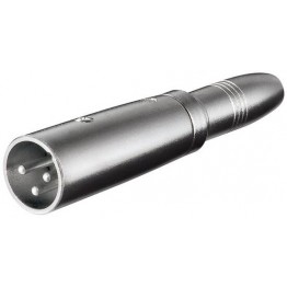 Adattatore XLR3 maschio - JACK 6,35mm femmina
