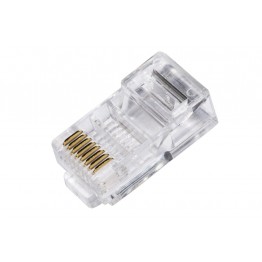 10 connettori RJ45 UTP per cavi flessibili cat 5E