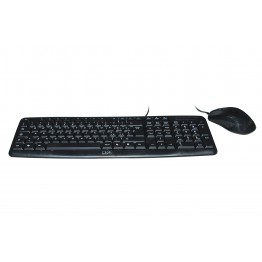Kit tastiera e mouse con cavo USB