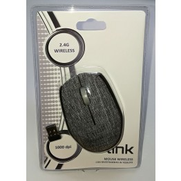 Mouse wireless rivestito in tessuto