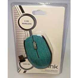Mouse wireless rivestito in tessuto