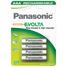 Batterie ricaricabili mini stilo AAA 750mAh