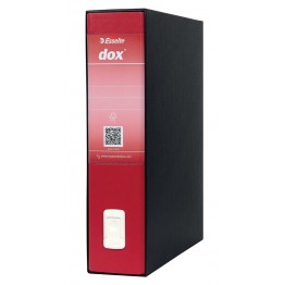 Registratore protocollo Dox2  d.8 cm rosso