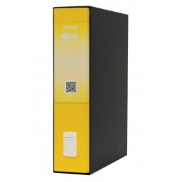 Registratore protocollo Dox2  d.8 cm giallo