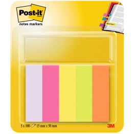 Segnapagina Post-it in carta Index 15x50mm