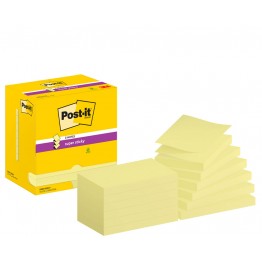 Foglietti post-it Super Sticky Giallo Canary R350-12SS 76x76mm