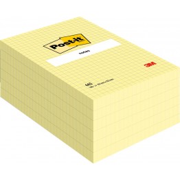 Foglietti post-it Giallo Canary 662 quadretti 102x152mm