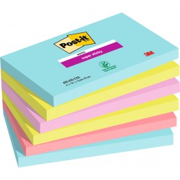 Foglietti post-it Super Sticky 622 Cosmic 76x127mm