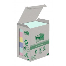 Foglietti post-it in carta ricliclata 653-1GB 38x51mm