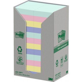 Foglietti post-it in carta ricliclata 653-1RPT 38x51mm
