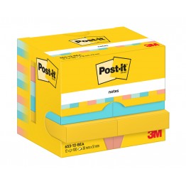 Foglietti post-it Colori Beachside 653 38x51mm