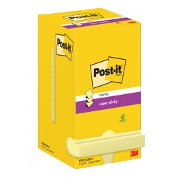 Foglietti post-it Super Sticky Giallo Canary R330-12SS 76x76mm