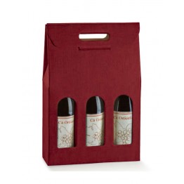 Scatola per 3 bottiglie