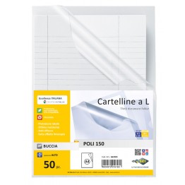 Cartelline a L Poli A4 - 21x29,7cm