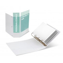 Raccoglitori personalizzabili Stelvio TI 22x30cm d. 10cm bianco