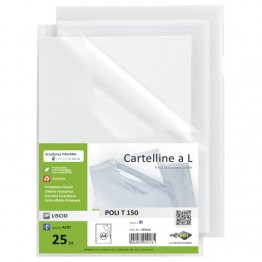 Cartelline a L Poli T A4 - 21x29,7cm