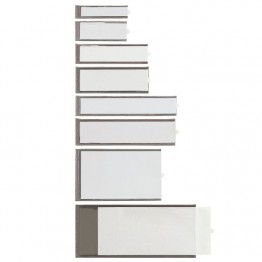 Porta etichette IES B2, 24x88mm
