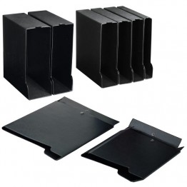 Custodia per raccoglitori A4 - 21x29,7cm d. 11,5cm nero