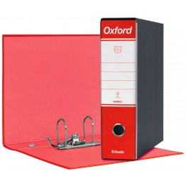 Registratore commerciale Oxford G83 d. 8cm  rosso
