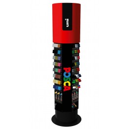 Espositore Uni Posca - Punte e colori assortiti