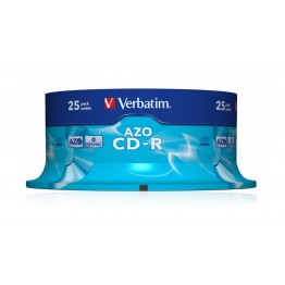25 CD-R 700MB con velocità 52x e durata 80min