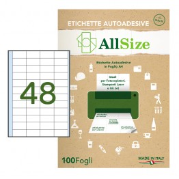 Etichette adesive in fogli A4