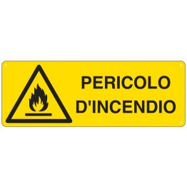 Cartello "Pericolo di incendio"